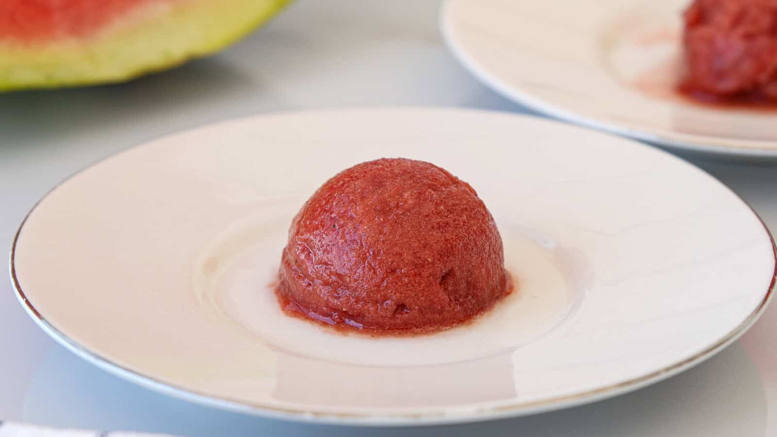 Easy 4-Ingredient Watermelon Sorbet: No Ice Cream Maker Needed